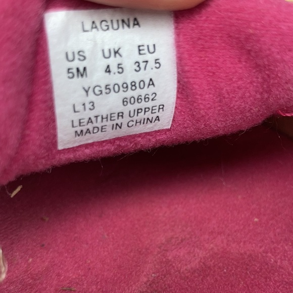 Sperry plad plaid green pink tan cream pink lace up boat shoes flats loafers - Picture 16 of 16